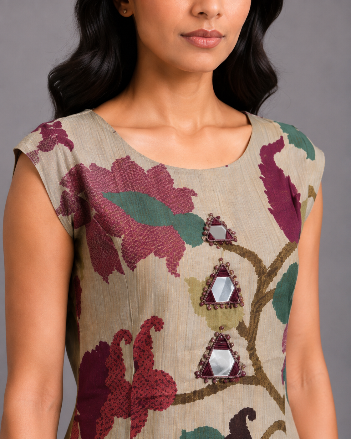 Multicolor Floral Printed Kurta Palazzo Set